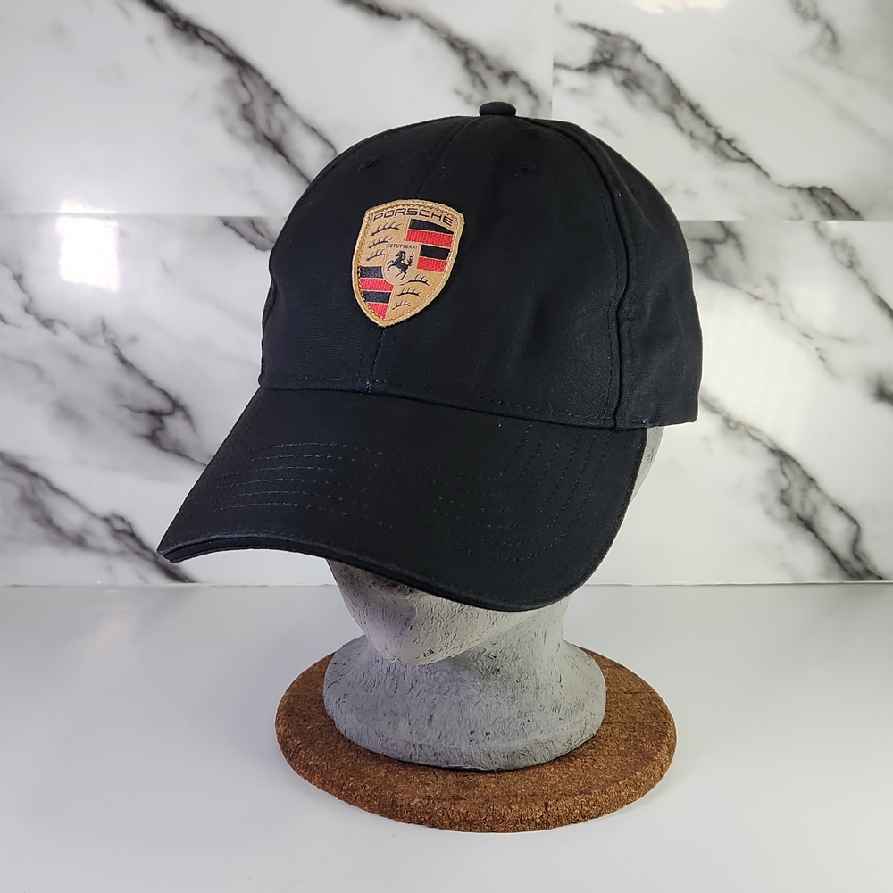 Porsche Hat Black Hat with Emblem